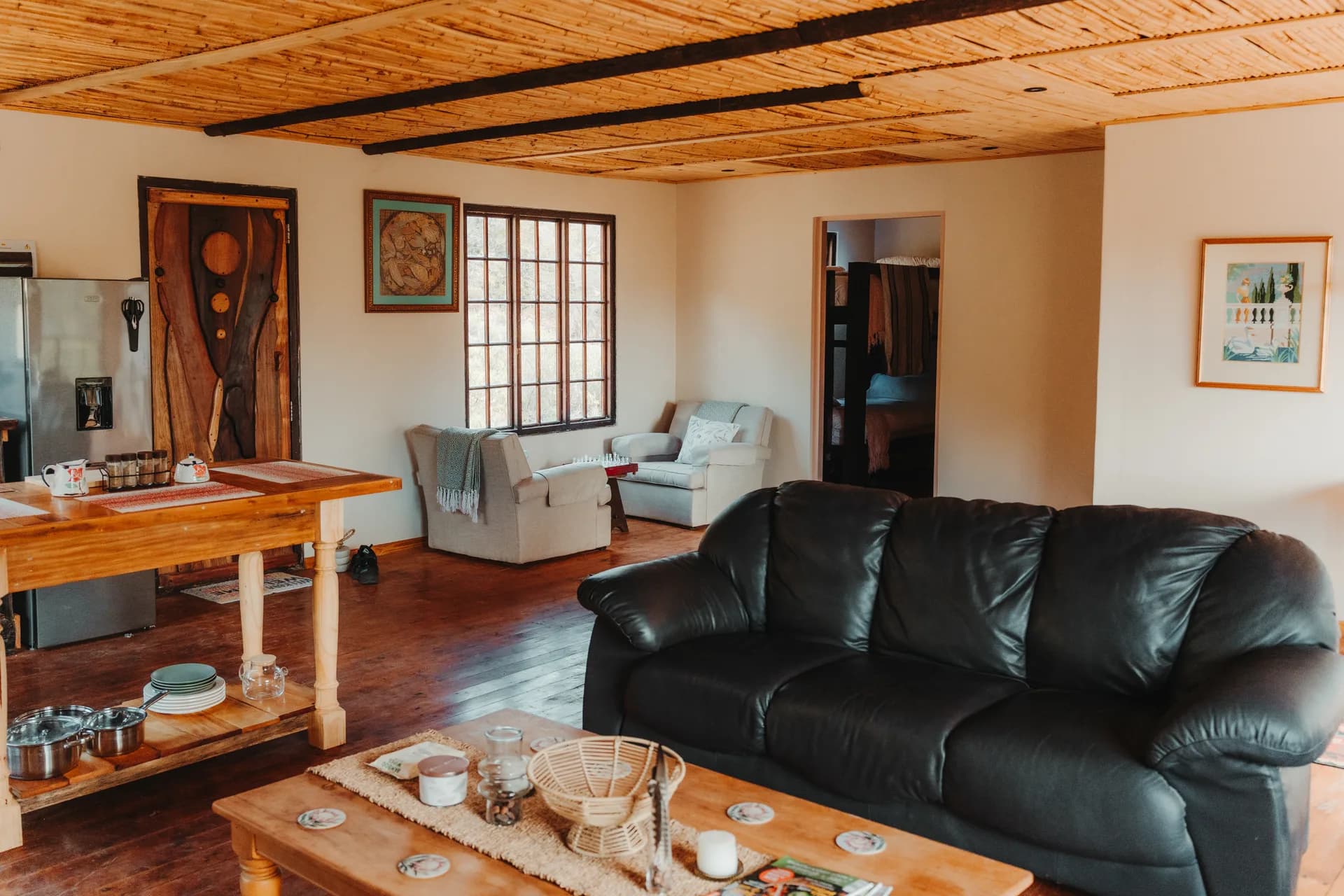 Inside: Living Area